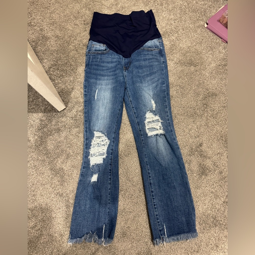 Pink Blush Maternity Jeans
